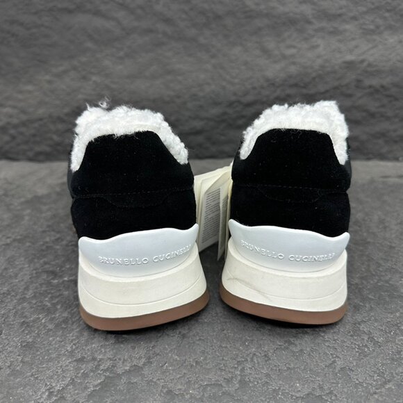Brunello Cucinelli Black Warm Casual Sneakers - Picture 8 of 9